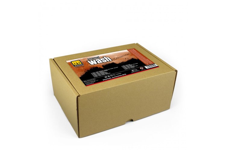 AMMO MIG 7546 AMMO Collections - Enamel Washes - 12 stuks &aacute; 35ml - Mig7546 1 - MIG7546