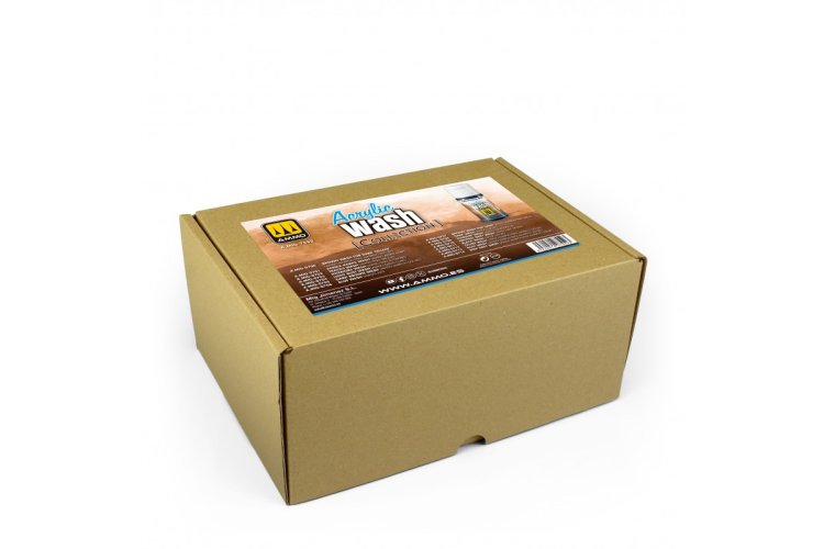 AMMO MIG 7552 AMMO Collections - Acryl Washes - 15 stuks &aacute; 15ml - Mig7552 1 - MIG7552
