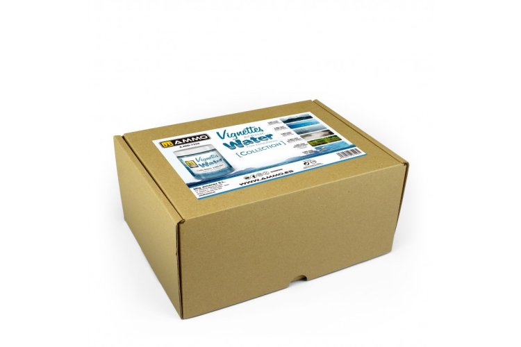AMMO MIG 7556 AMMO Collections - Acryl Water - 6 stuks &aacute; 100ml - Mig7556 1 - MIG7556