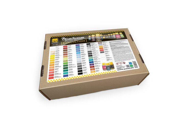 AMMO MIG 7563 AMMO Collections - Cobra Motor Paints - Volledige Cobra Set - 66 stuks &aacute; 30ml - Mig7563 1 - MIG7563