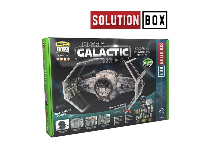 AMMO MIG 7720 How to Paint Galactic Fighters - Solution Box - Mig7720 1 - MIG7720