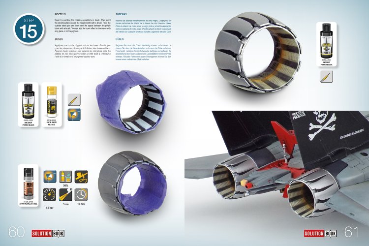 AMMO MIG 7739 Solution Box 36 - USAF / US NAVY Grey Aircraft - Kleuren- en Verweringssysteem - Mig7739 10 - MIG7739