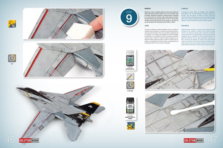 AMMO MIG 7739 Solution Box 36 - USAF / US NAVY Grey Aircraft - Kleuren- en Verweringssysteem - Mig7739 8 - MIG7739