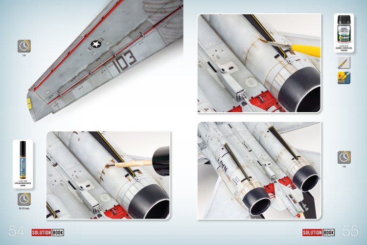 AMMO MIG 7739 Solution Box 36 - USAF / US NAVY Grey Aircraft - Kleuren- en Verweringssysteem - Mig7739 9 - MIG7739