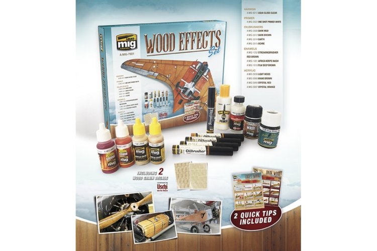 AMMO MIG 7801 Wood Effects Set - Mig7801 2 - MIG7801