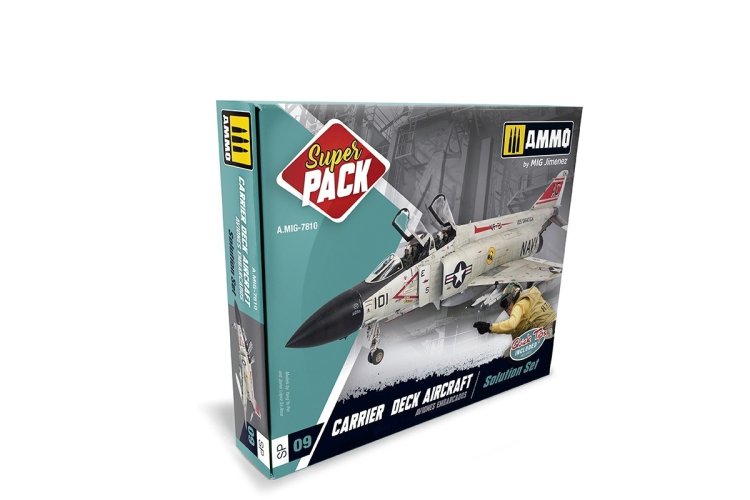AMMO MIG 7810 Super Pack Carrier Deck Aircraft - Solution Set - Mig7810 1 - MIG7810