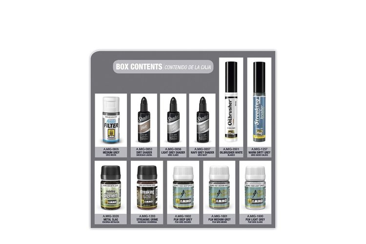 AMMO MIG 7810 Super Pack Carrier Deck Aircraft - Solution Set - Mig7810 2 - MIG7810