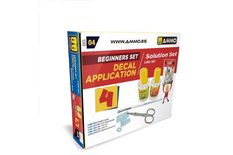 AMMO MIG 7821 Model Decal Application Set for Beginners - Mig7821 1 - MIG7821
