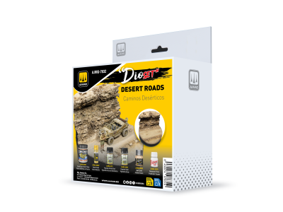 AMMO MIG 7832 Dio Set - Desert Roads - Diorama Set for Creating Desert Road Surfaces - Mig7832 1 - MIG7832