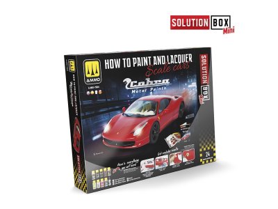 AMMO MIG 7904 How to Paint and Varnish Your Model Cars - Cobra Motor Paints - Solution Box Mini - Mig7904 1 - MIG7904