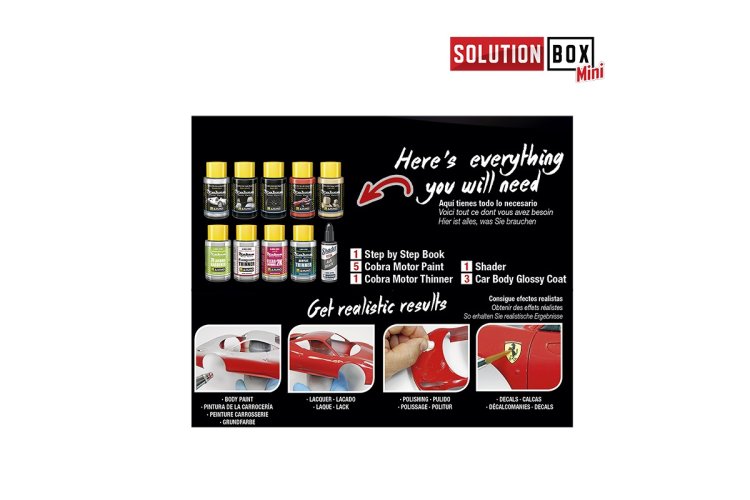AMMO MIG 7904 How to Paint and Varnish Your Model Cars - Cobra Motor Paints - Solution Box Mini - Mig7904 12 - MIG7904