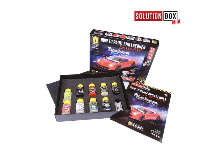 AMMO MIG 7904 How to Paint and Varnish Your Model Cars - Cobra Motor Paints - Solution Box Mini - Mig7904 13 - MIG7904