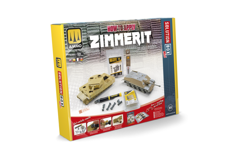 AMMO MIG 7906 How to Apply Zimmerit in Scale - Model Building - Mini Solution Box 31 - Mig7906 3 - MIG7906