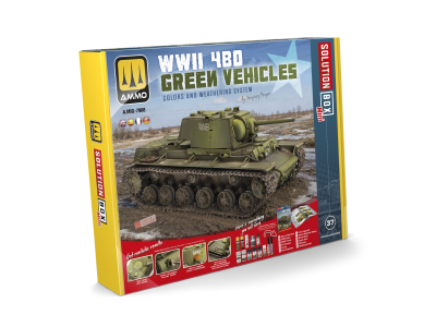 AMMO MIG 7908 Mini Solution Box 37 - 4BO Green Soviet Vehicles WWII - Mig7908 1 - MIG7908