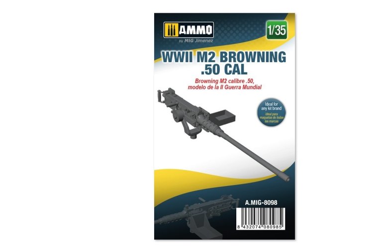 1:35 AMMO MIG 8098 WWII M2 Browning .50 CAL - Mig8098 2 - MIG8098
