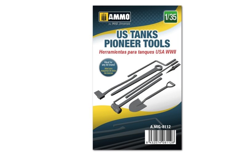1:35 AMMO MIG 8112 US WWII Tank Pioneer Tools - Mig8112 - MIG8112