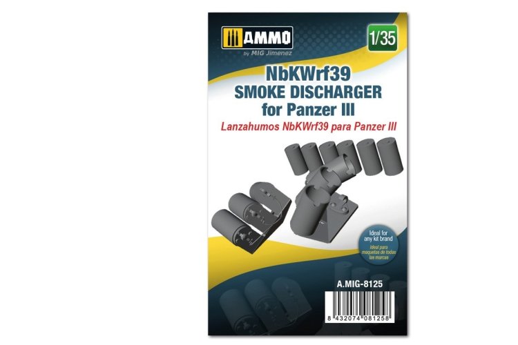 1:35 AMMO MIG 8125 NBKWRF39 SMOKE DISCHARGED for PANZER III - Mig8125 - MIG8125