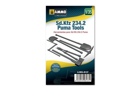 1:35 AMMO MIG 8137 SD.KFZ 234.2 Puma Tools - Mig8137 - MIG8137