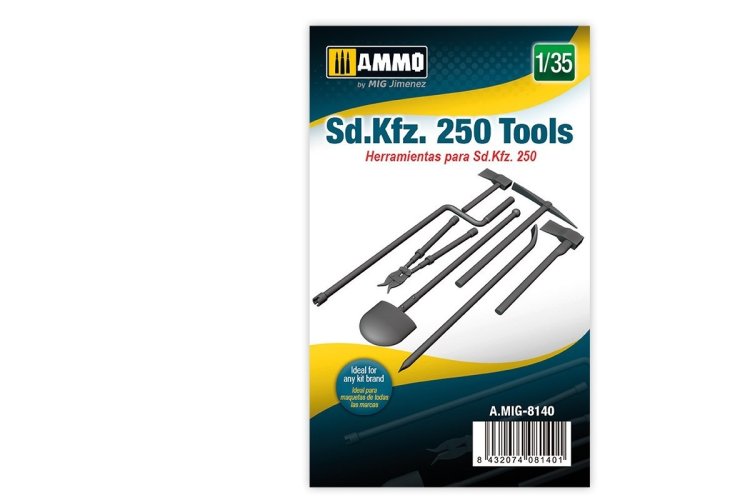 1:35 AMMO MIG 8140 SD.KFZ. 250 Tools - Mig8140 - MIG8140