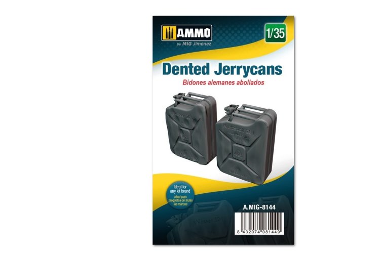 1:35 AMMO MIG 8144 Dented Jerrycans - Mig8144 - MIG8144