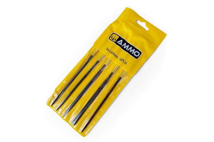 AMMO MIG 8219 Mini Vijlen Set voor Hobby en Modelbouw - 5 Stuks - Mig8219 xs 1 - MIG8219-XS