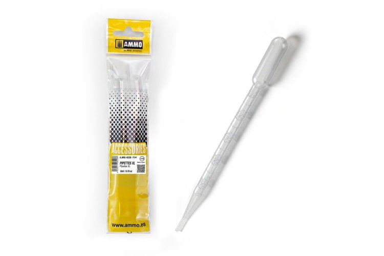 AMMO MIG 8228 Pipetten XL voor Hobby en Modelbouw - 5ml - 3 Stuks - Mig8228 xs 1 - MIG8228-XS