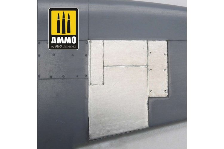AMMO MIG 8247 Aluminium Sheets 280x195mm - 5pc - Mig8247 2 aluminium sheets 280x195 mm  - MIG8247-XS