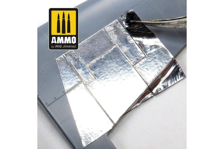 AMMO MIG 8247 Aluminium Sheets 280x195mm - 5pc - Mig8247 3 aluminium sheets 280x195 mm  - MIG8247-XS