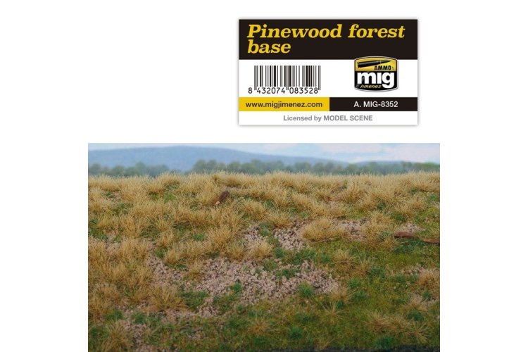 AMMO MIG 8352 Pinewood-Forest Base - Mat for Diorama - Mig8352 xs - MIG8352-XS