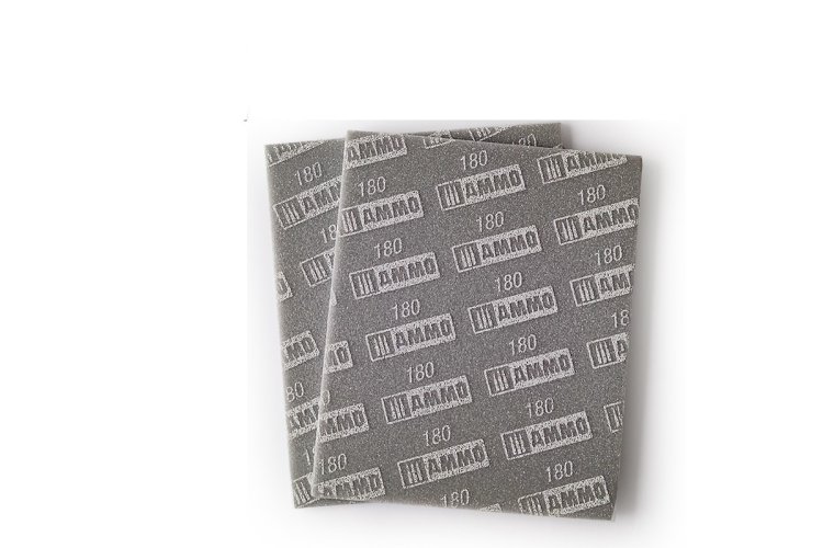 AMMO MIG 8556 Sanding Sponge Sheet - 180 grit - Mig8556 xs - MIG8556-XS