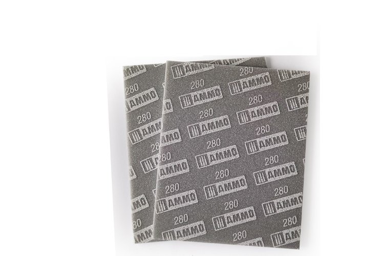 AMMO MIG 8558 Sanding Sponge Sheet - 280 grit - Mig8558 xs - MIG8558-XS