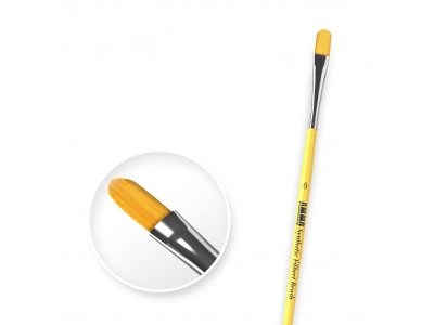 AMMO MIG 8596  6 Synthetic Filbert Brush - Mig8596 xs - MIG8596-XS