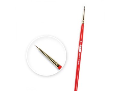 AMMO MIG 8710 Marta Kolinsky Brush No.0 - Mig8710 xs - MIG8710-XS