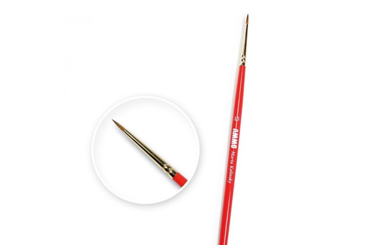 AMMO MIG 8712 Marta Kolinsky Brush No.1.5 - Mig8712 xs - MIG8712-XS