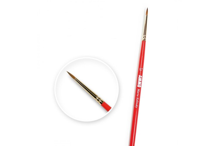 AMMO MIG 8713 Marta Kolinsky Brush No.1.7 - Mig8713 xs - MIG8713-XS