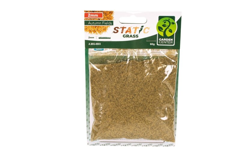AMMO MIG 8805 Static Grass - Autumn Fields - 6mm - 60gr. - Mig8805 static grass autumn fields 6mm 1 - MIG8805-XS