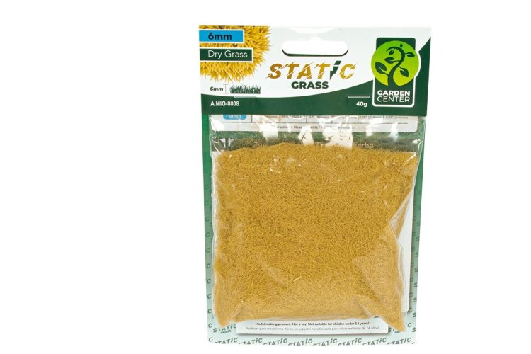 AMMO MIG 8806 Static Grass - Dry Grass - 2mm - 40gr. - Mig8806 static grass dry grass 2mm 1 - MIG8806-XS