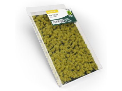 AMMO MIG 8852 Garden Center – Layered Grass Tufts – Dry Winter – Light Ochre Color – 17x11cm – Diorama Mat - Mig8852 xs 1 - MIG8852-XS