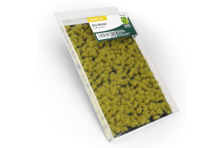 AMMO MIG 8852 Garden Center - Gelaagde Graspol - Droge Winter - Lichte Okerkleur - 17x11cm - Diorama Mat - Mig8852 xs 1 - MIG8852-XS