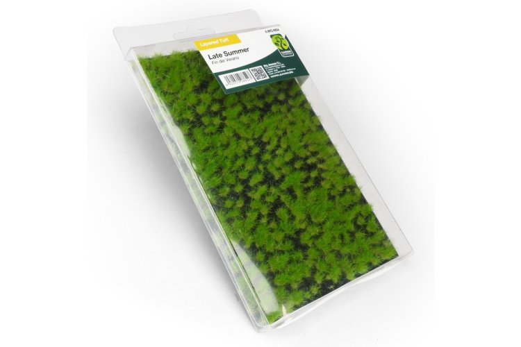 AMMO MIG 8854 Garden Center - Gelaagde Graspol - Late Zomer - Zomer Groen - 17x11cm - Diorama Mat - Mig8854 xs 1 - MIG8854-XS