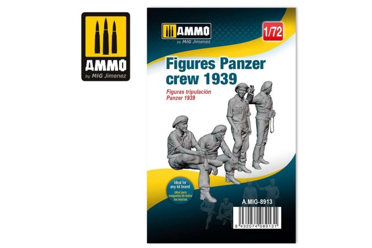 1:72 AMMO MIG 8913 Figures Panzer crew 1939 - Mig8913 1 72 figuras panzer crew 1 - MIG8913