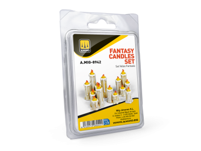 AMMO MIG 8942 Fantasie Kaarsenset - 3D-geprint - 5 Stuks - Mig8942 xs 1 - MIG8942-XS