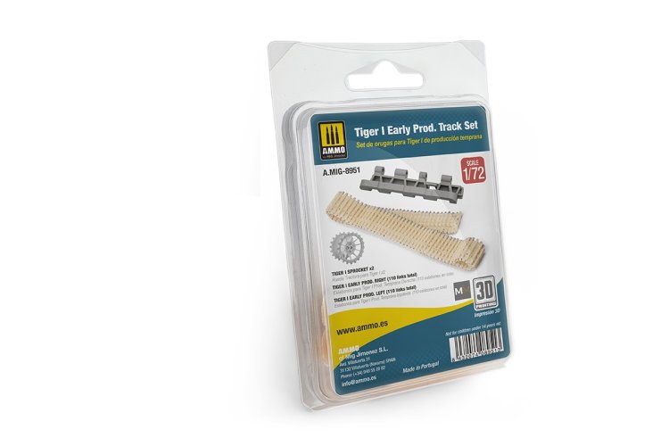 AMMO MIG 8951 Tiger I Early Tracks Set Resin Detail
