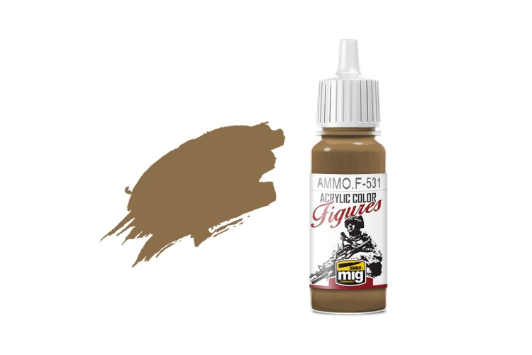 AMMO MIG F531 Figure Paints - Light Brown - Acryl - 17ml - Migf531 - MIGF531