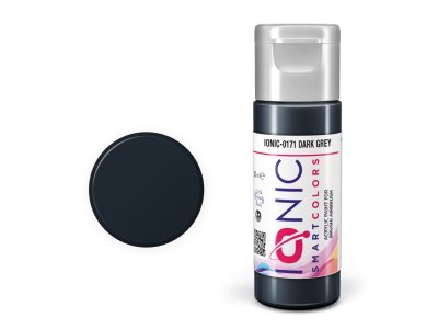 AMMO MIG IO0171 Ionic Smart Colors - Donkergrijs - Acryl - 20 ml - Migio0171 xs 1 - MIGIO0171-XS