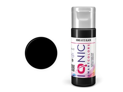 AMMO MIG IO0172 Ionic Smart Colors - Zwart - Acryl - 20 ml - Migio0172 xs 1 - MIGIO0172-XS