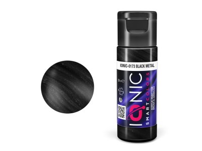 AMMO MIG IO0173 Ionic Smart Colors - Zwart Metaal - Metallic - Acryl - 20 ml - Migio0173 xs 1 - MIGIO0173-XS
