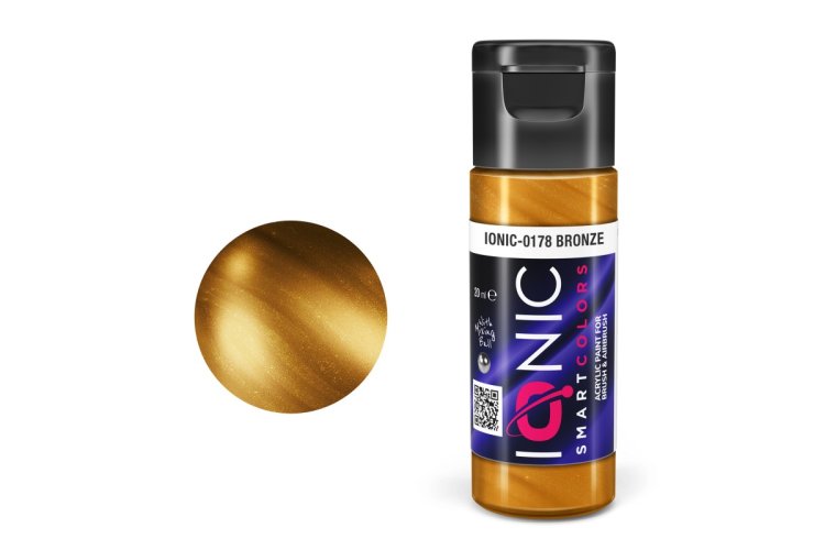 AMMO MIG IO0178 Ionic Smart Colors - Brons - Metallic - Acryl - 20 ml - Migio0178 xs 1 - MIGIO0178-XS