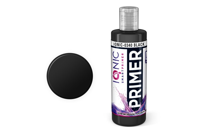 AMMO MIG IO0340 Ionic Smart Colors - Zwart - Primer - Acryl - 60ml - Migio0340 xs 1 - MIGIO0340-XS