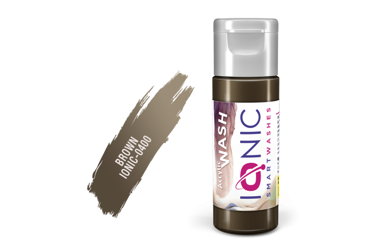 AMMO MIG IO0400 Ionic Smart Colors - Bruin - Acryl Wash - 20 ml - Migio0400 xs 1 - MIGIO0400-XS